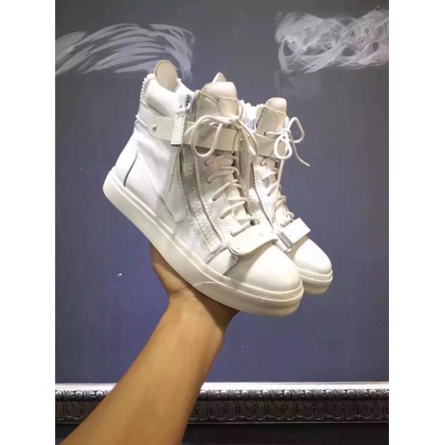 GIUSEPPE ZANOTTI All White Sneakers